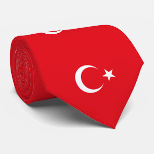 Turkey flag Turkish Neck Tie