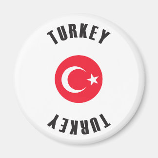 Turkey Flag Wheel Magnet