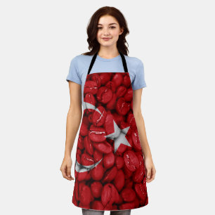 Turkey flag with coffee apron