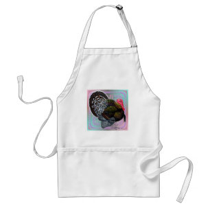 Turkey: Floral Bronze Tom Adult Apron