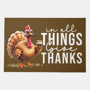 Turkey for thanksgiving doormat