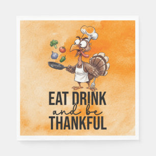 Turkey for thanksgiving napkins