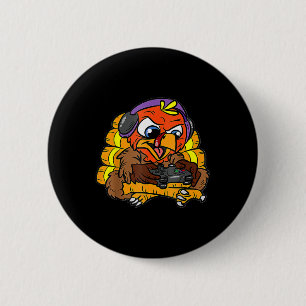 Turkey Gamer Funny Thanksgiving Cool Video Games G Button
