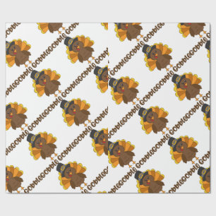 Turkey Gobble Gobble Wrapping Paper