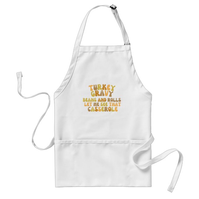 TURKEY GRAVY ADULT APRON (Front)