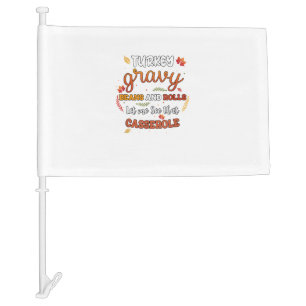 Turkey Gravy Beans Rolls Let Me See Casserole Than Car Flag