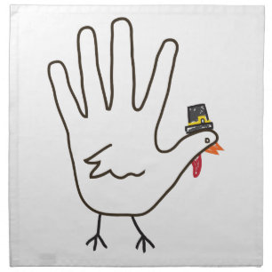 turkey hand napkin