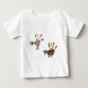 Turkey Handprints Baby T-Shirt