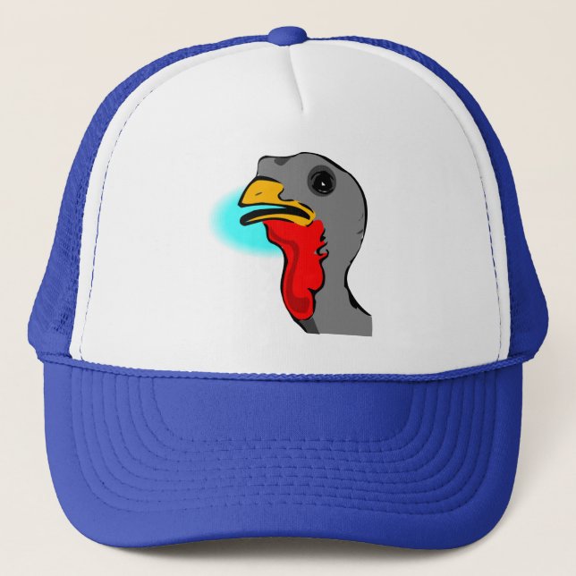 Turkey Head Trucker Hat (Front)