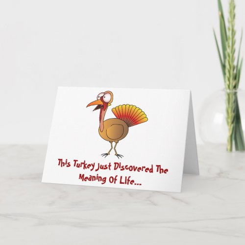 Turkey Holiday Card