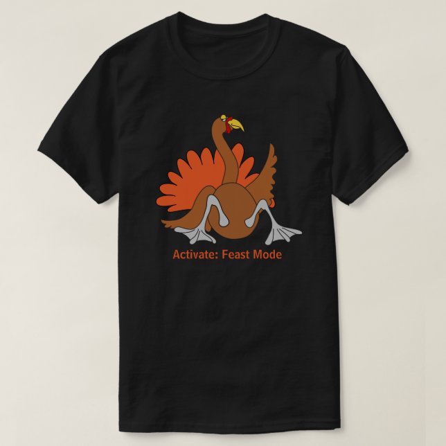 Turkey Humor T-Shirt (Design Front)