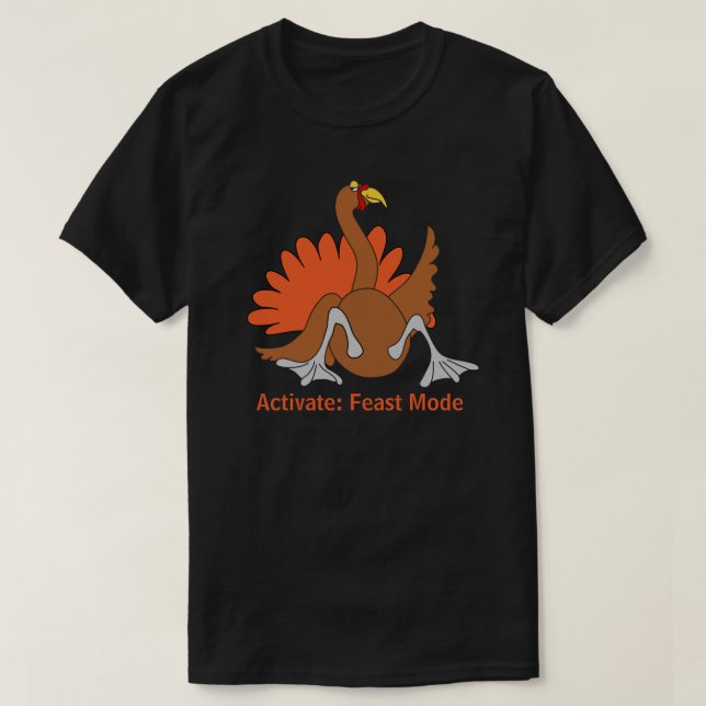Turkey Humor T-Shirt (Design Front)