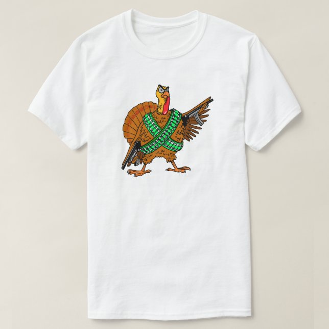 Turkey Humor T-Shirt (Design Front)