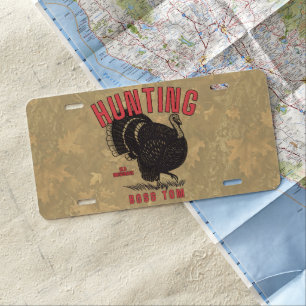 Turkey Hunting License Plate