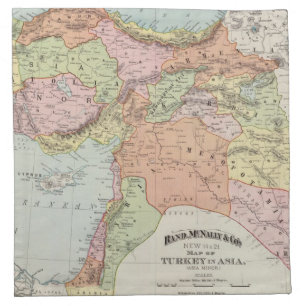 Turkey in Asia 6 Cloth Napkin