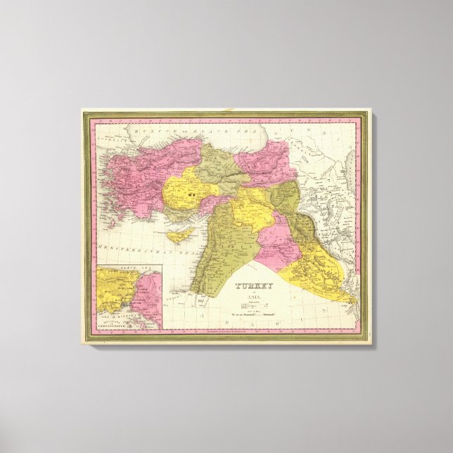 Turkey In Asia Canvas Print (Front)