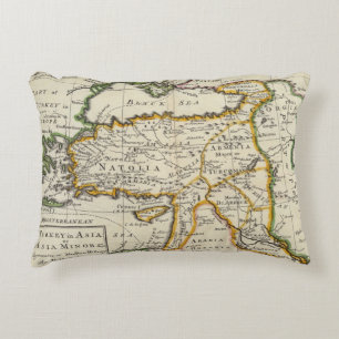 Turkey in Asia or Asia Minor Decorative Pillow