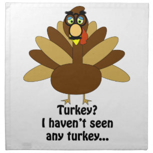 Turkey in Disguise Napkin