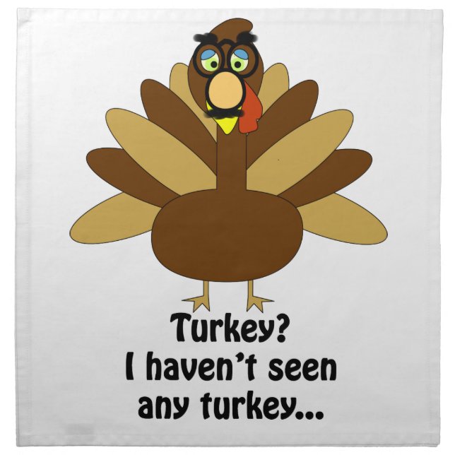 Turkey in Disguise Napkin (Front)