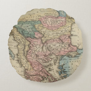 Turkey In Europe 2 Round Pillow