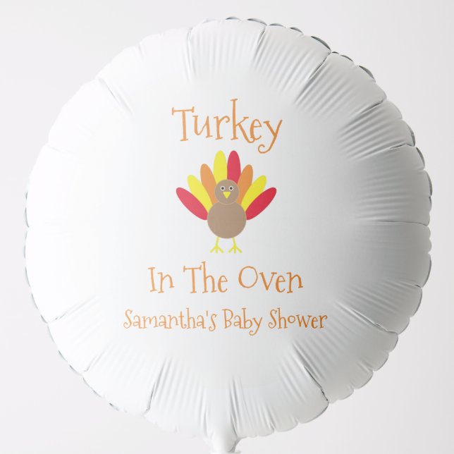 Turkey In The Oven Balloon (Front)