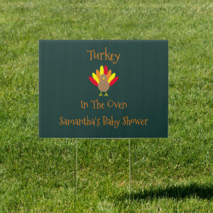 Turkey In The Oven Sign