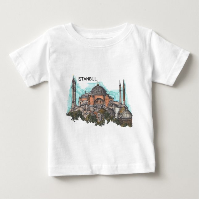 Turkey Istanbul Hagia Sophia (by St.K) Baby T-Shirt (Front)