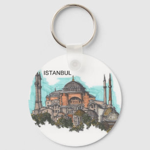 Turkey Istanbul Hagia Sophia (by St.K) Keychain