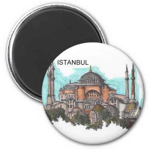 Turkey Istanbul Hagia Sophia by StK Magnet