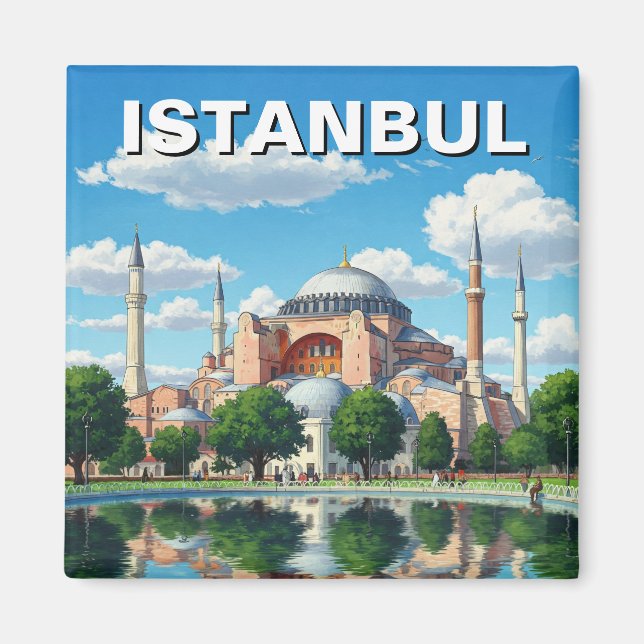 Turkey Istanbul Hagia Sophia Magnet (Front)