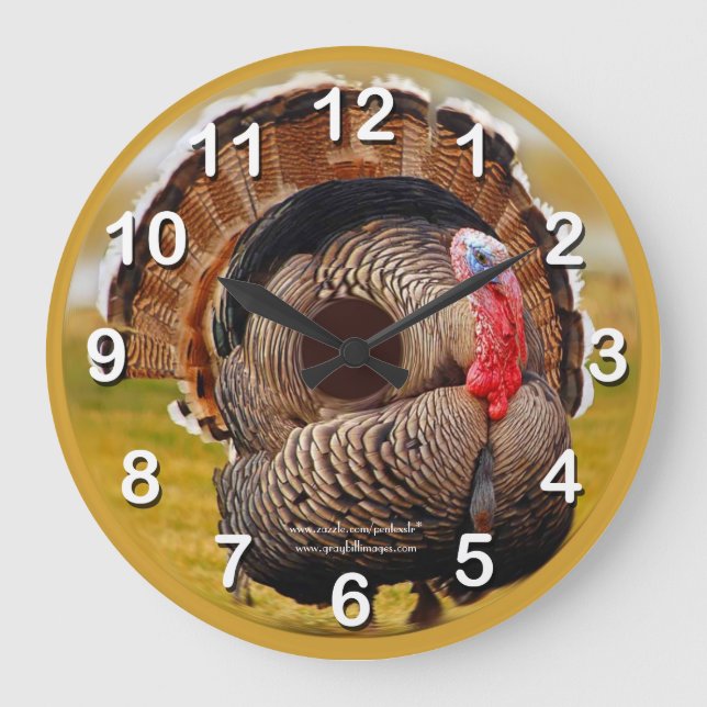 Turkey Large Clock (Front)