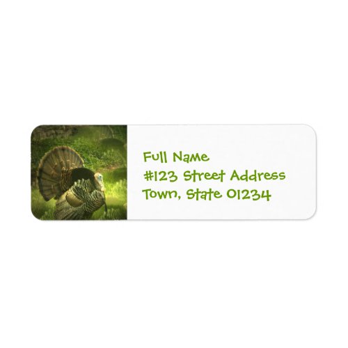 Turkey Mailing Labels