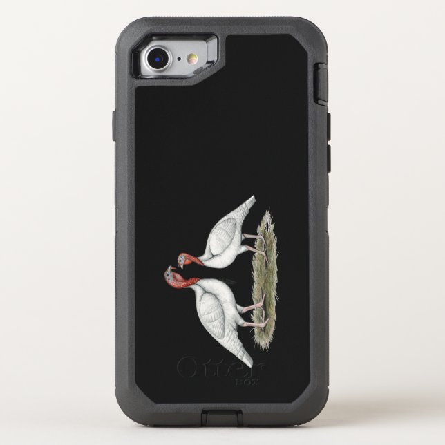 Turkey Mini Whites Otterbox iPhone Case (Back)