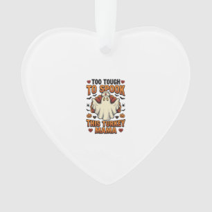 Turkey Mom Halloween Shirt with Vintage Nurse Ghos Ornament