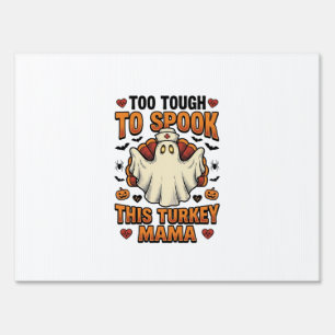 Turkey Mom Halloween Shirt with Vintage Nurse Ghos Sign
