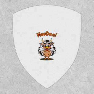 Turkey Moo Cow Costume Cute Thanksgiving Funny Tur Patch