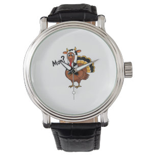 Turkey Moo Cow Funny Thanksgiving Performance Spri Watch