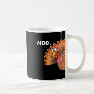 Turkey Moo Funny Thanksgiving Gifts For Men Women Coffee Mug