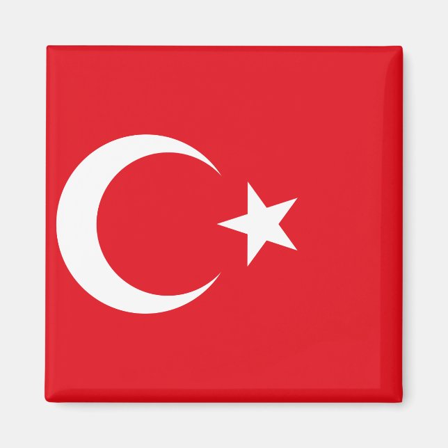 Turkey National World Flag Magnet (Front)