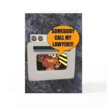 Turkey Needs Lawyer Thanksgiving Card
