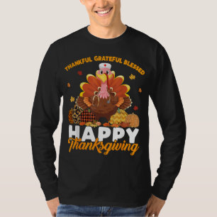 Turkey Nurse Life Thanksgiving Holiday Fall Nursin T-Shirt