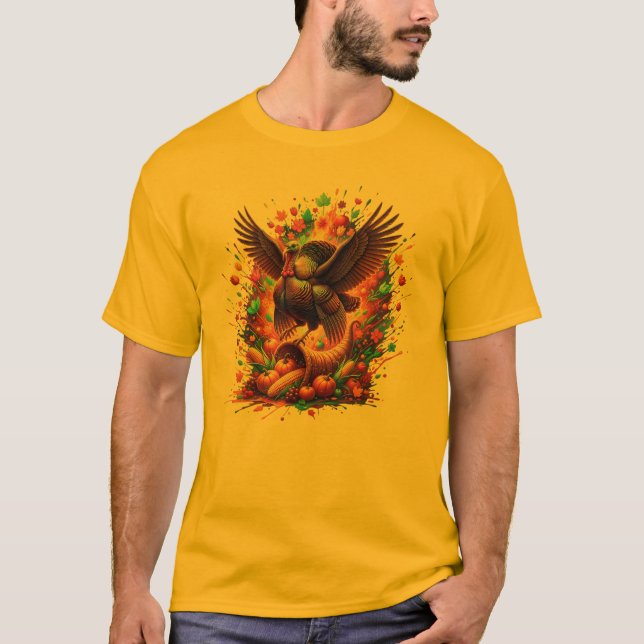 Turkey of Abundance Harvest T-Shirt (Front)