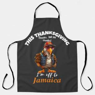 Turkey off to Turkey Vacation  Apron