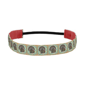 Turkey On the Greens Athletic Headband