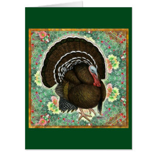 Turkey On the Greens Card