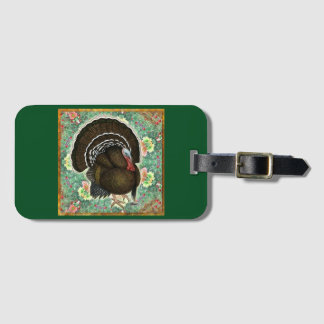Turkey On the Greens Luggage Tag