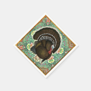 Turkey On the Greens Napkins