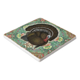 Turkey On the Greens Trivet