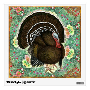 Turkey On the Greens Wall Sticker