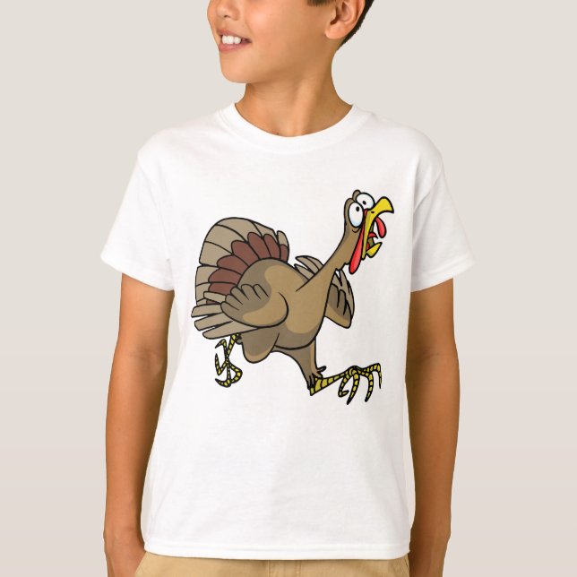 TURKEY ON THE RUN T-Shirt (Front)